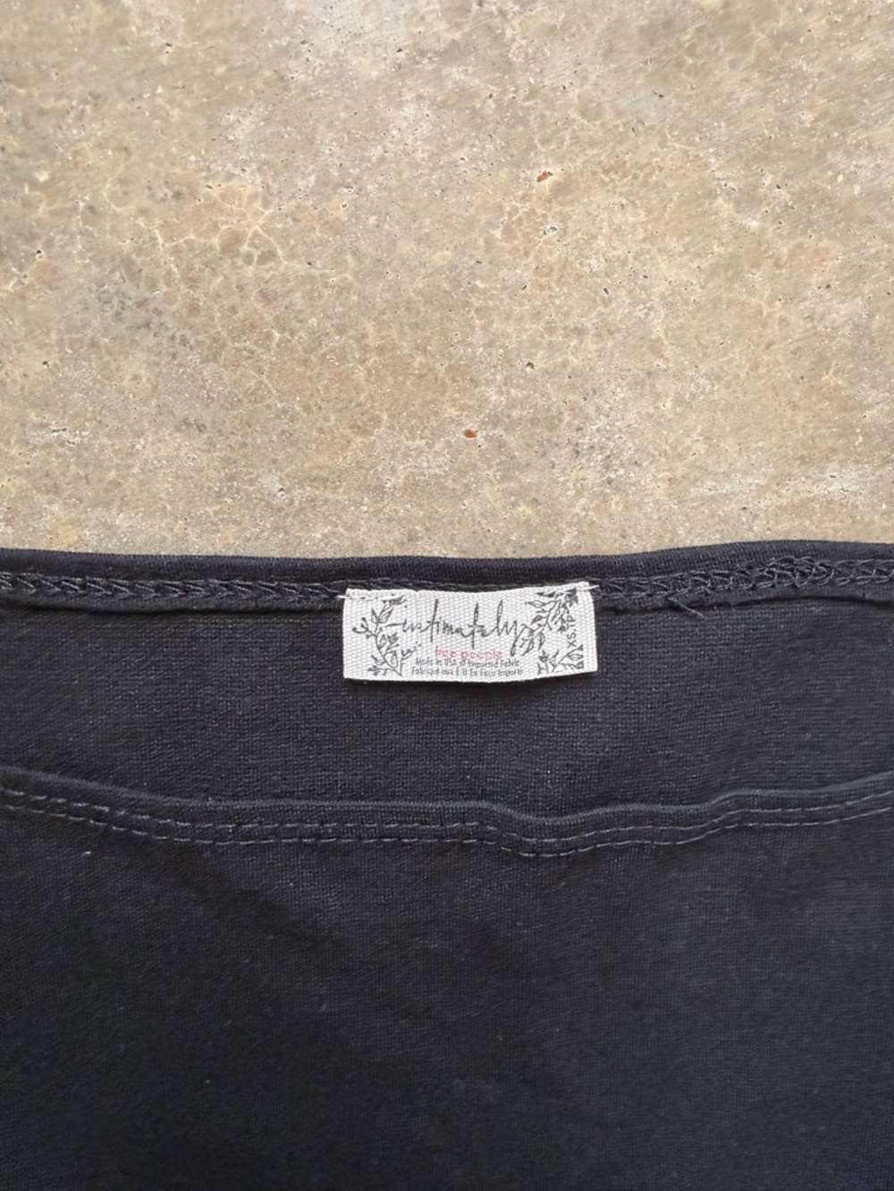 Intimately by Free People - Off-Shoulder Black Top with Puff Sleeves - XS - Picture 3 of 9